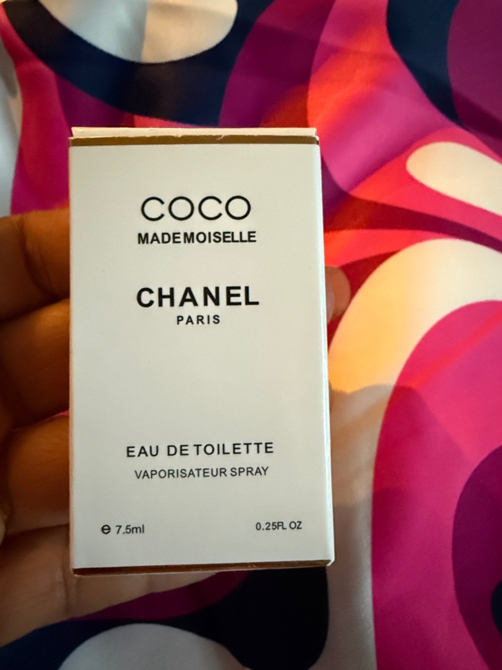 CHANEL Coco Mademoiselle White & Black Box